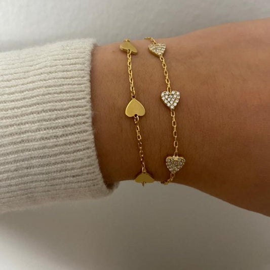 Jennifer Heart Bracelet