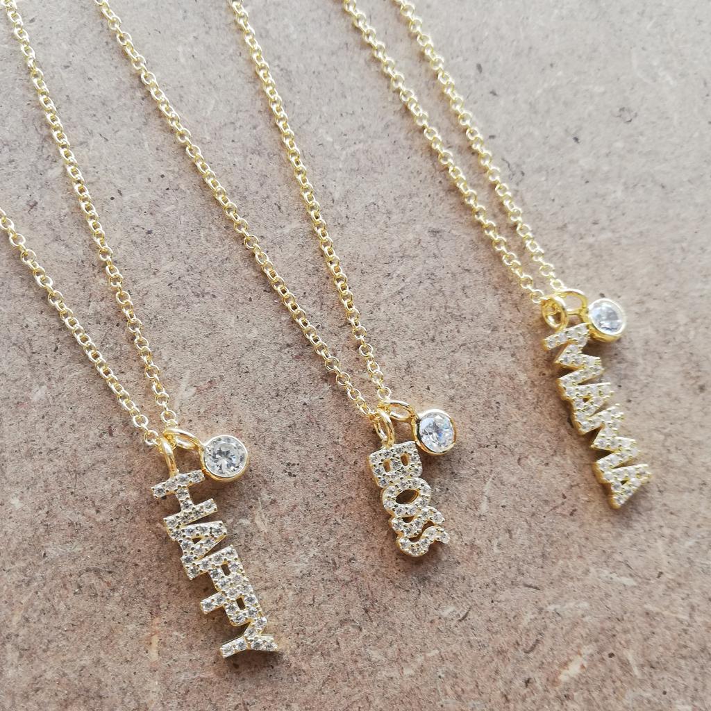 Julia Hanging Vertical Necklace