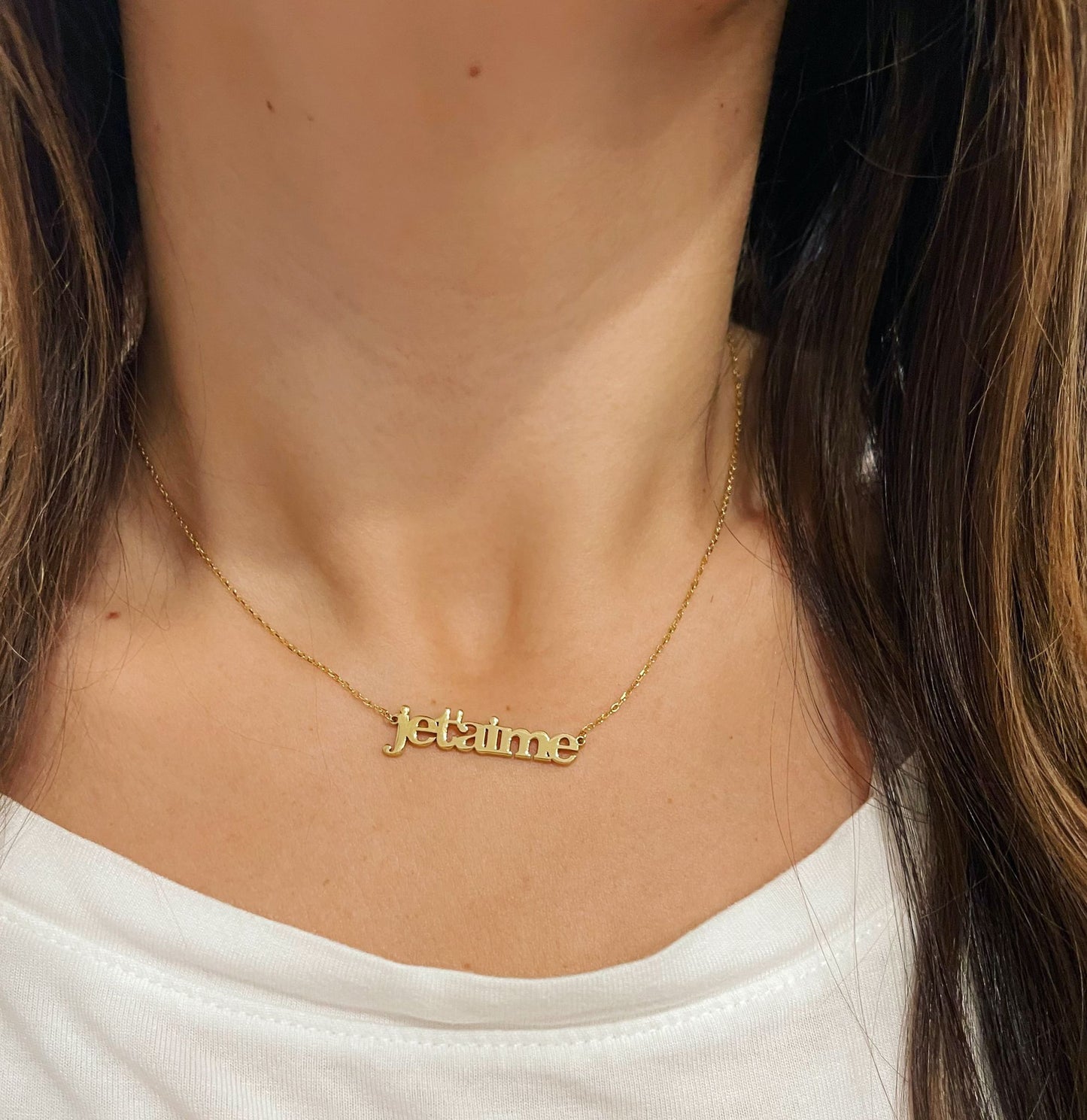 JE TÁIME Jetaime Love French Necklace