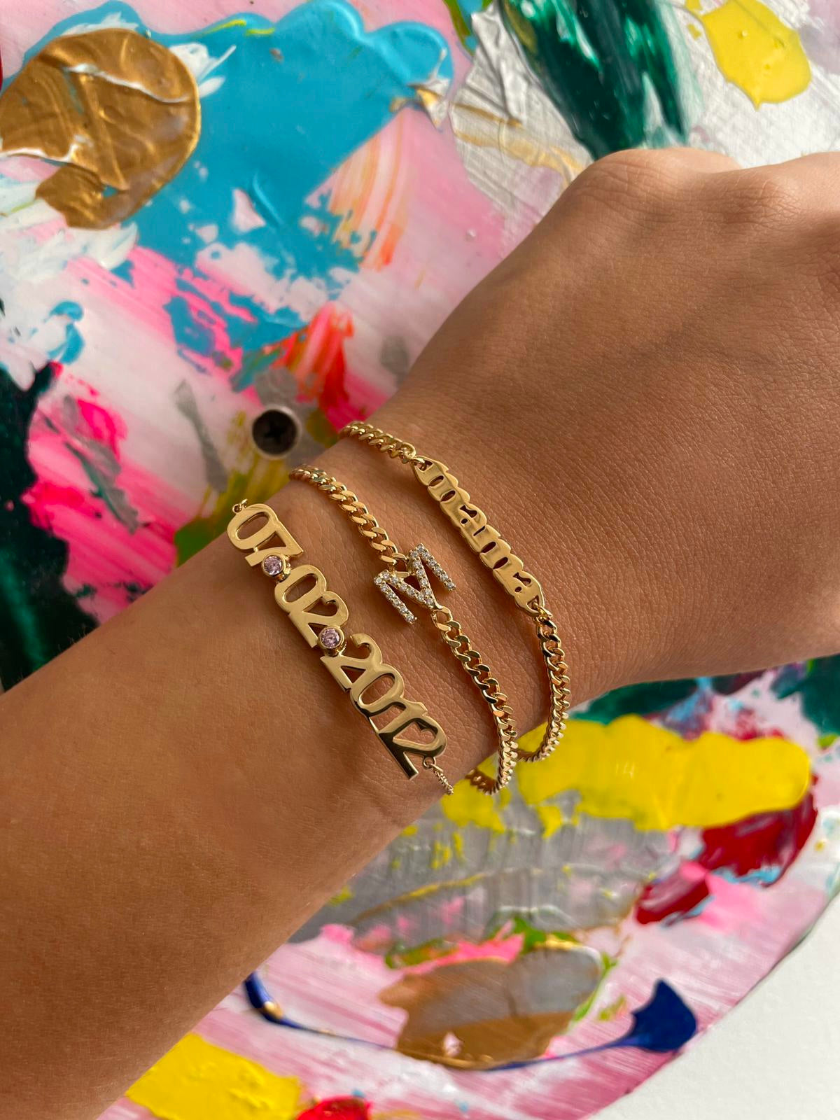Chloe Special Date Bracelet with CZ
