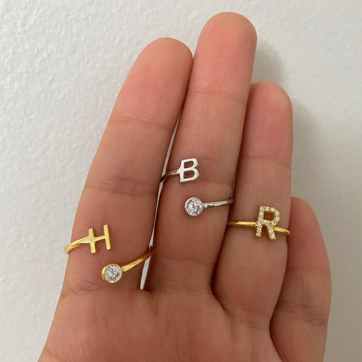 CZ Initial Ring Slim