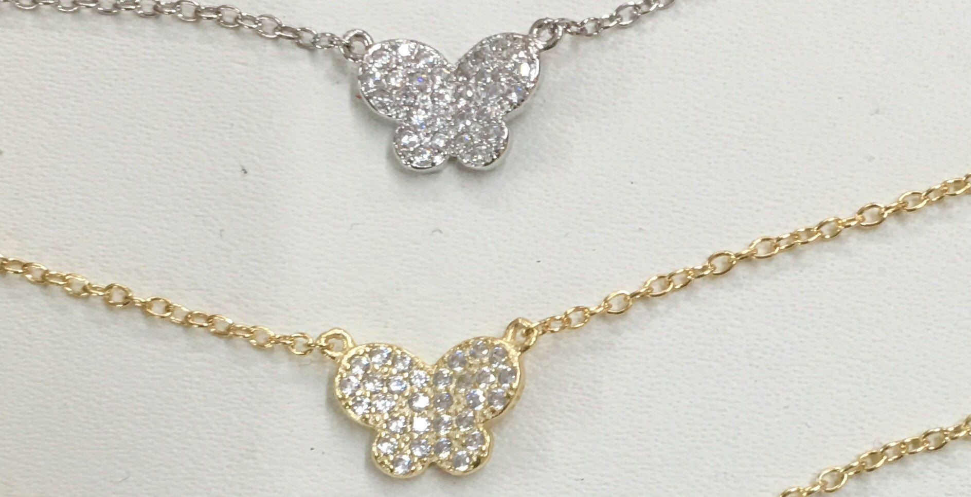 Mini Butterfly Necklace - Retail Therapy Jewelry