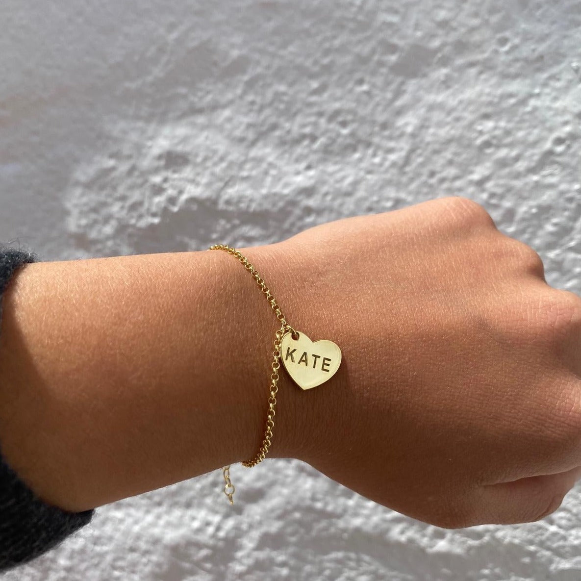 Customized Heart Charm Bracelet - Retail Therapy Jewelry