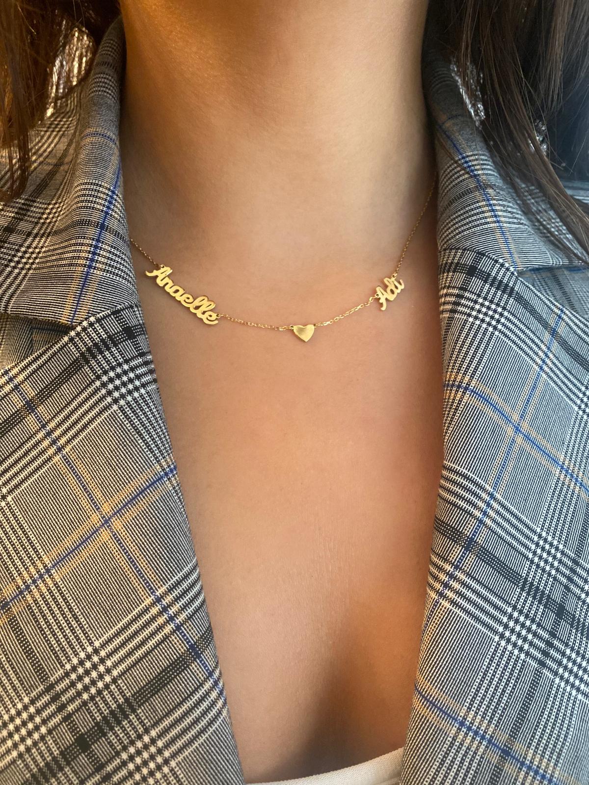 Yardena Script Mommy Necklace