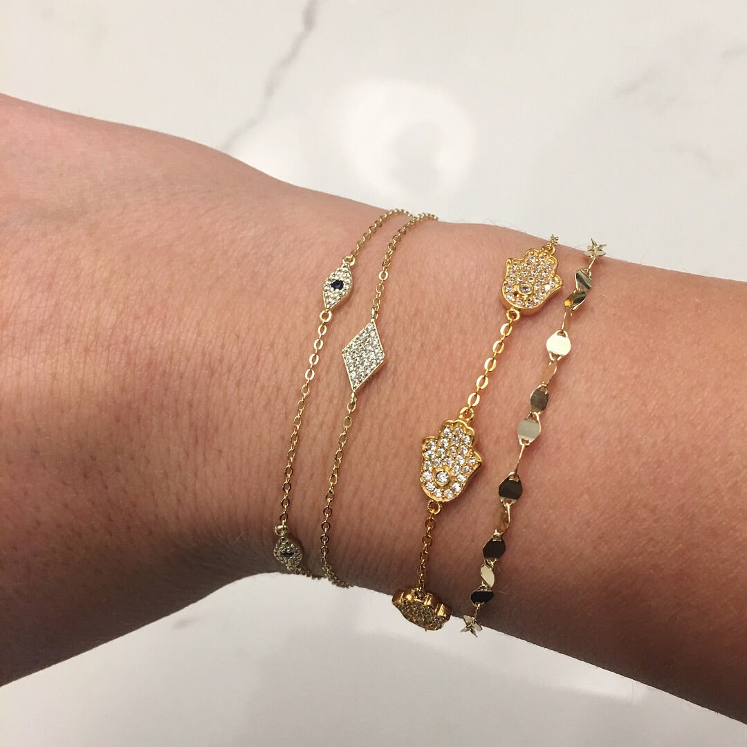Sienna Evil Eye Bracelet - Retail Therapy Jewelry