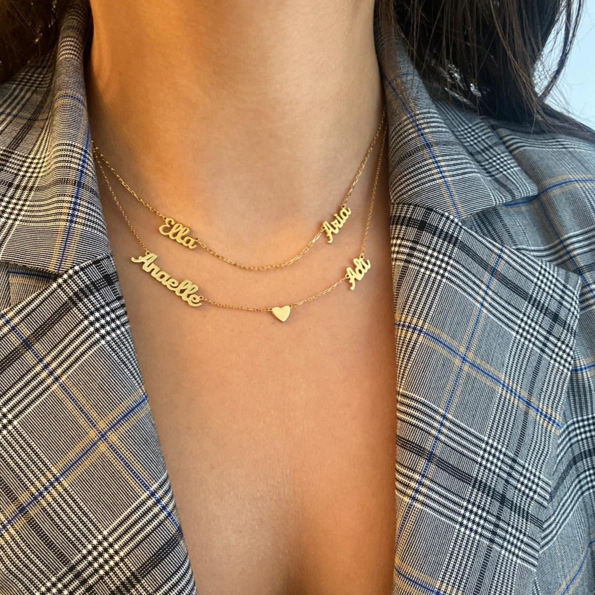 Yardena Script Mommy Necklace