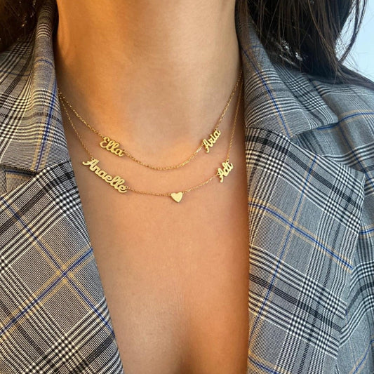 Yardena Script Mommy Necklace