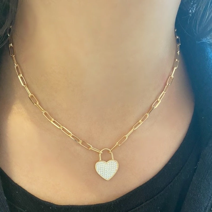 Heart Chain Necklace