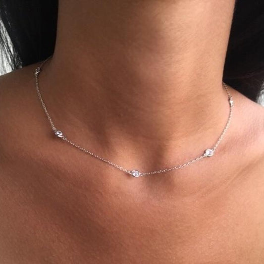 Diamond By the Yard Necklace - Retail Therapy Jewelry