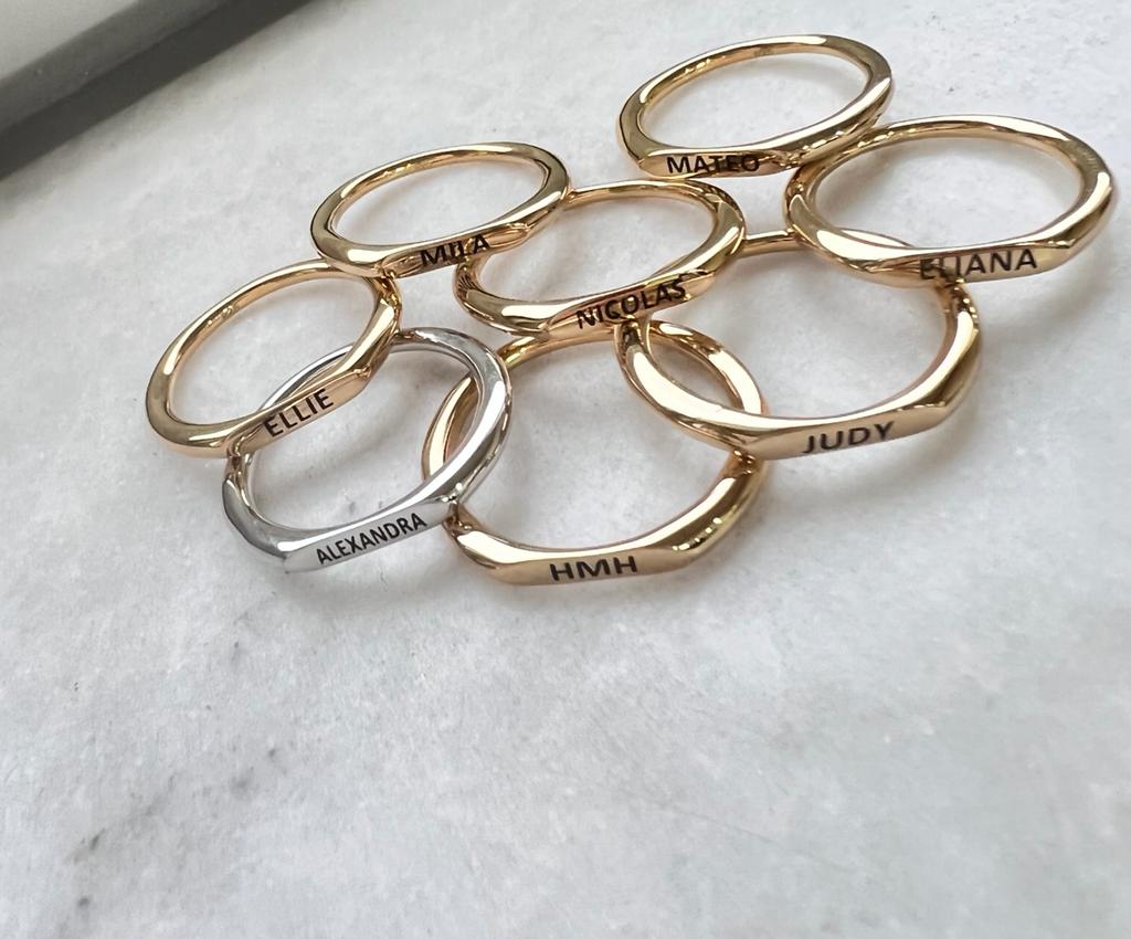Molly Name Ring