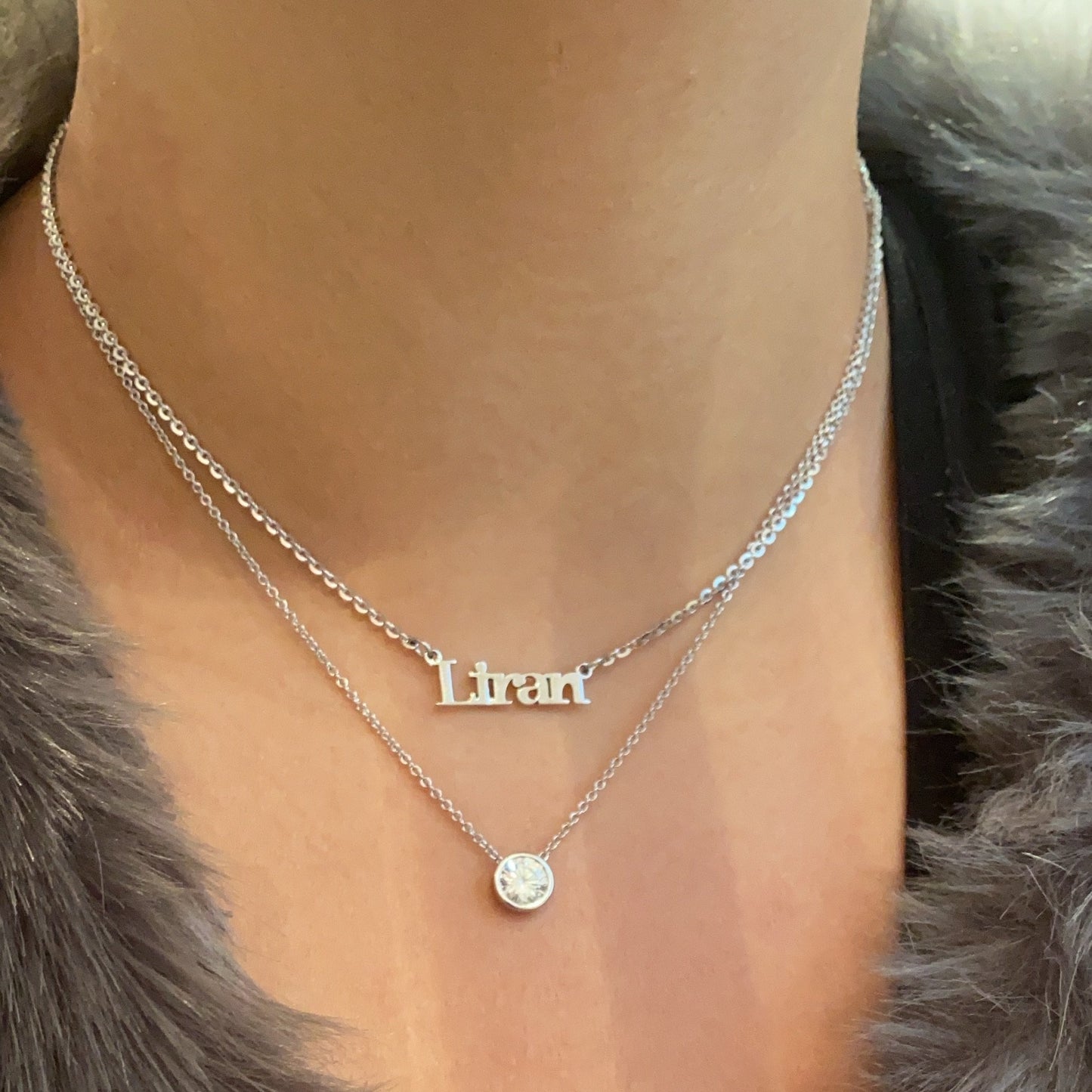 Bezel Necklace