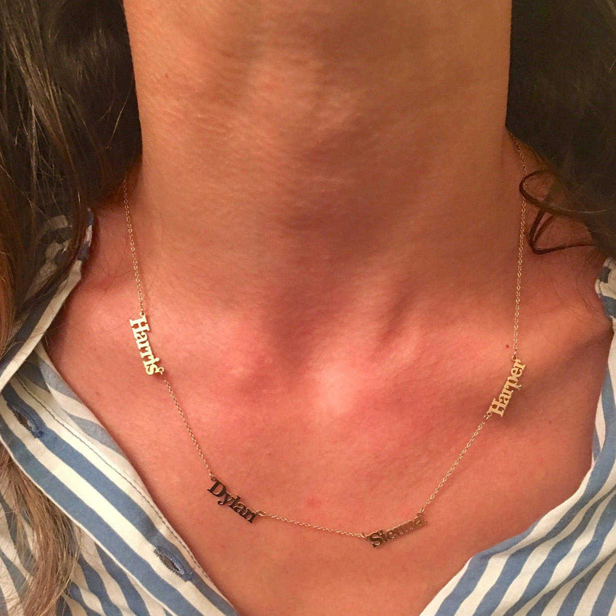 14K GOLD Mommy Name Necklace