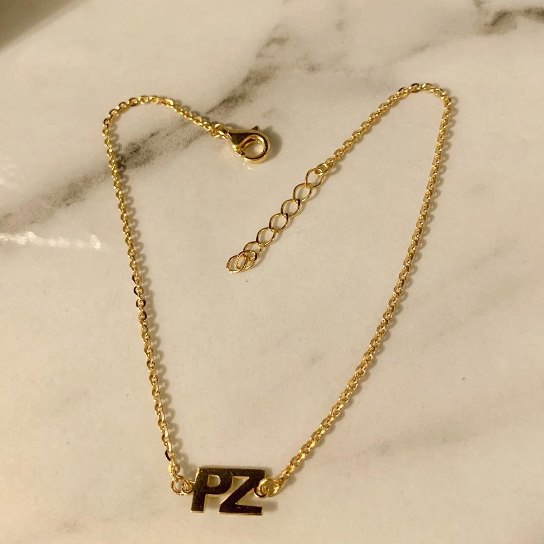 Customized Double Initial Anklet - Retail Therapy Jewelry