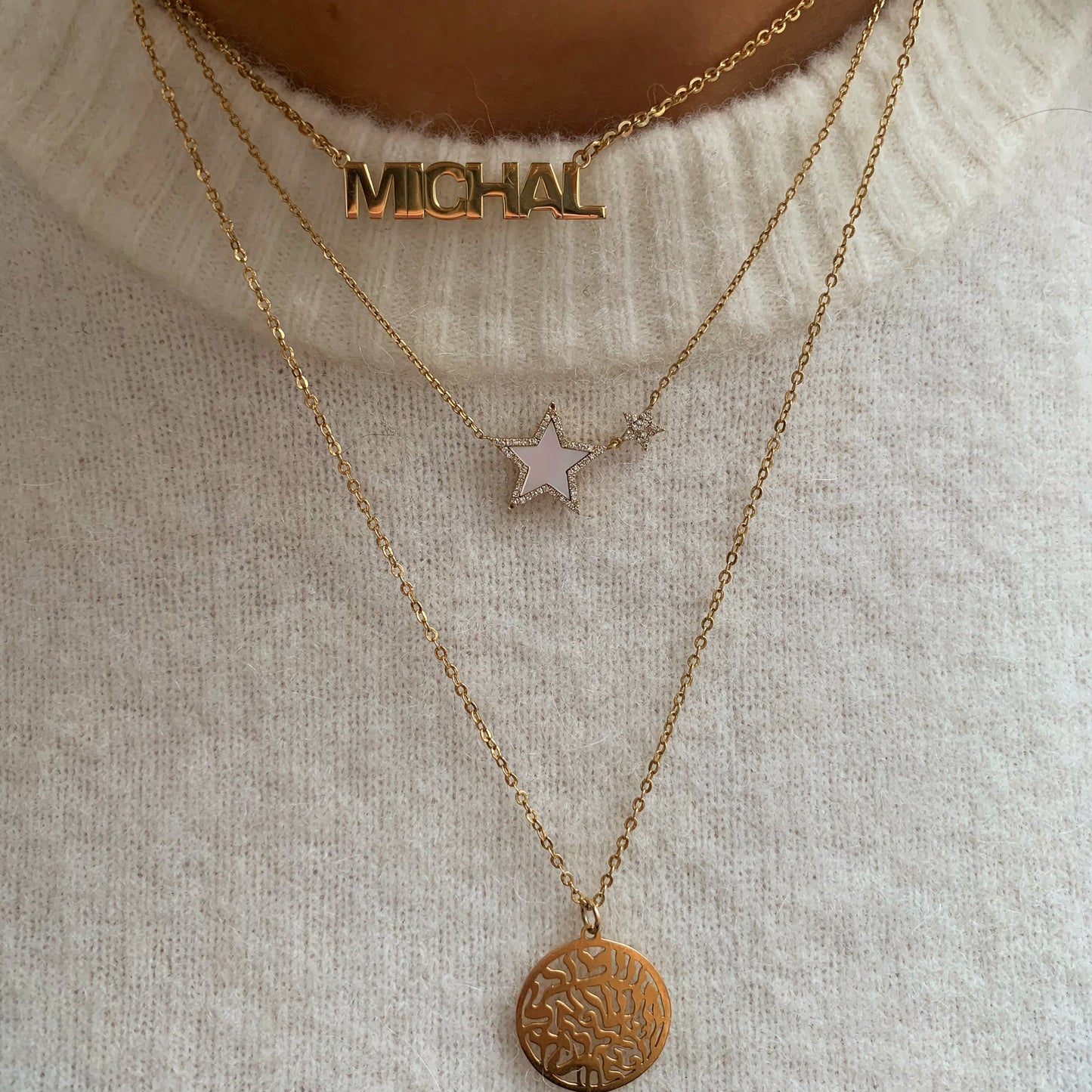Abby Uppercase Nameplate Necklace - Retail Therapy Jewelry
