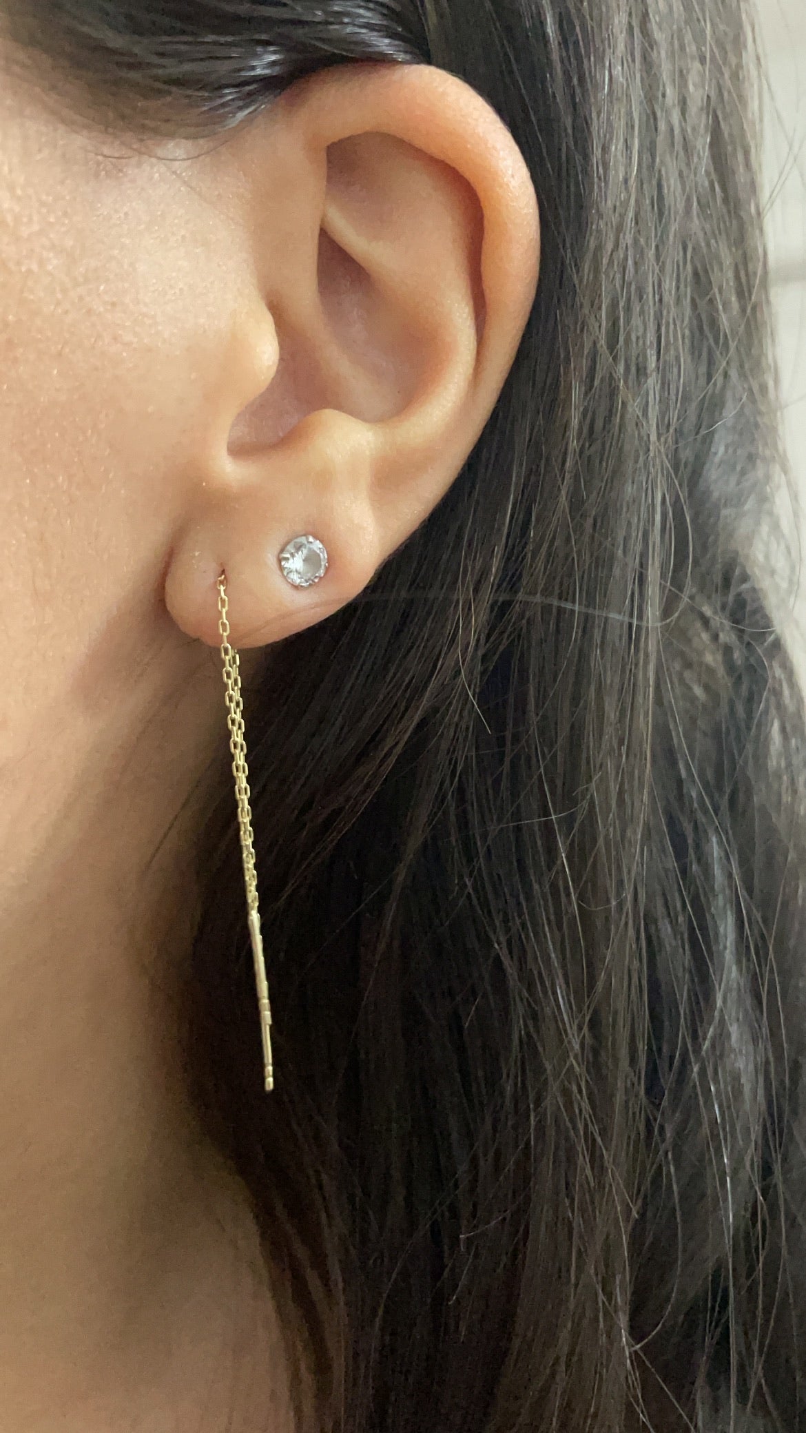 Leia Line Chain Earrings