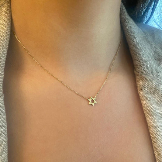 Jewish Star of David Necklace