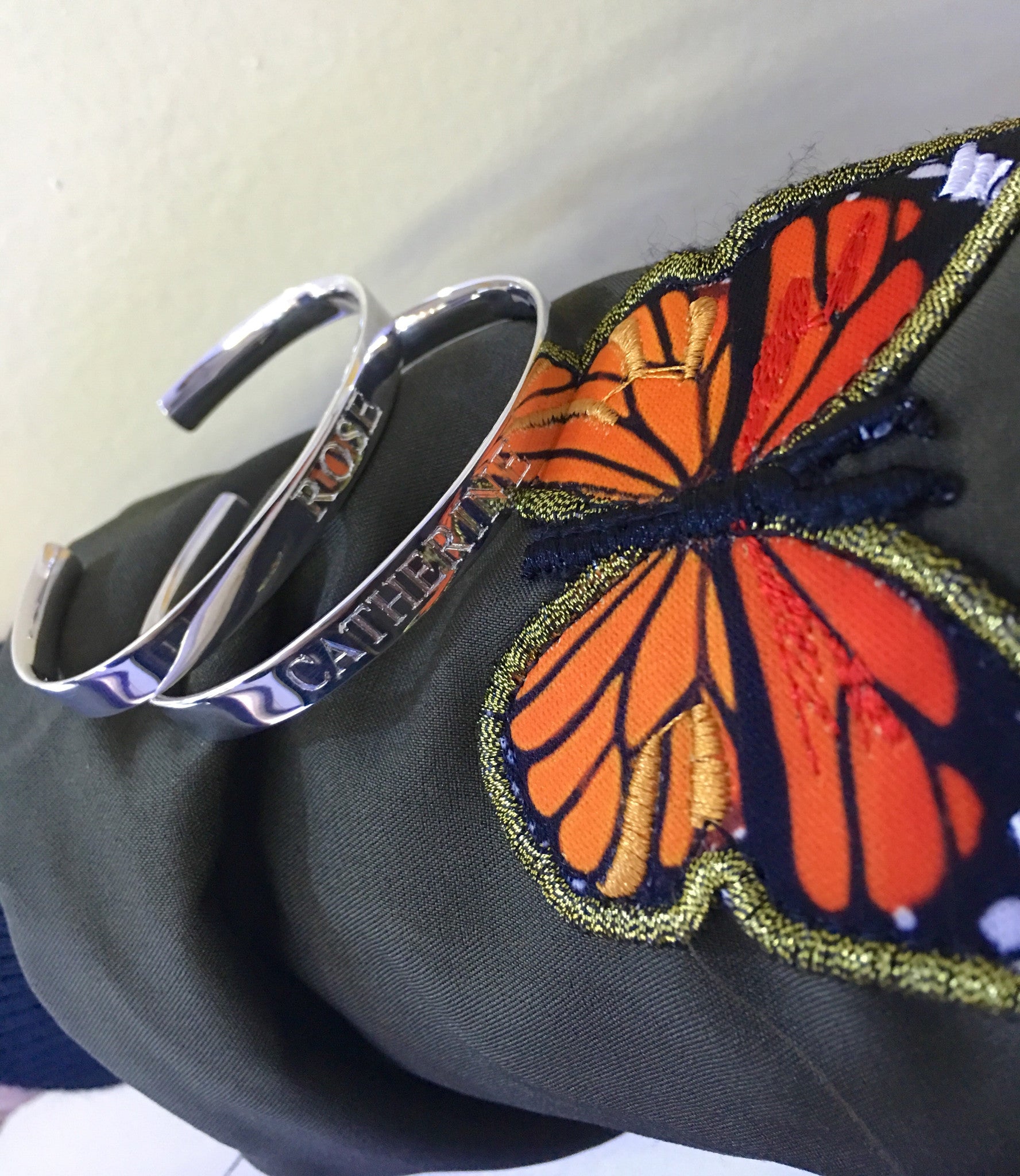 Claudia Engraved Bangle - Retail Therapy Jewelry