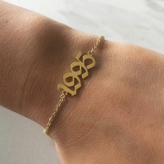 Number Nameplate Bracelet - Retail Therapy Jewelry