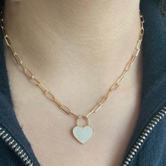 Heart Chain Necklace