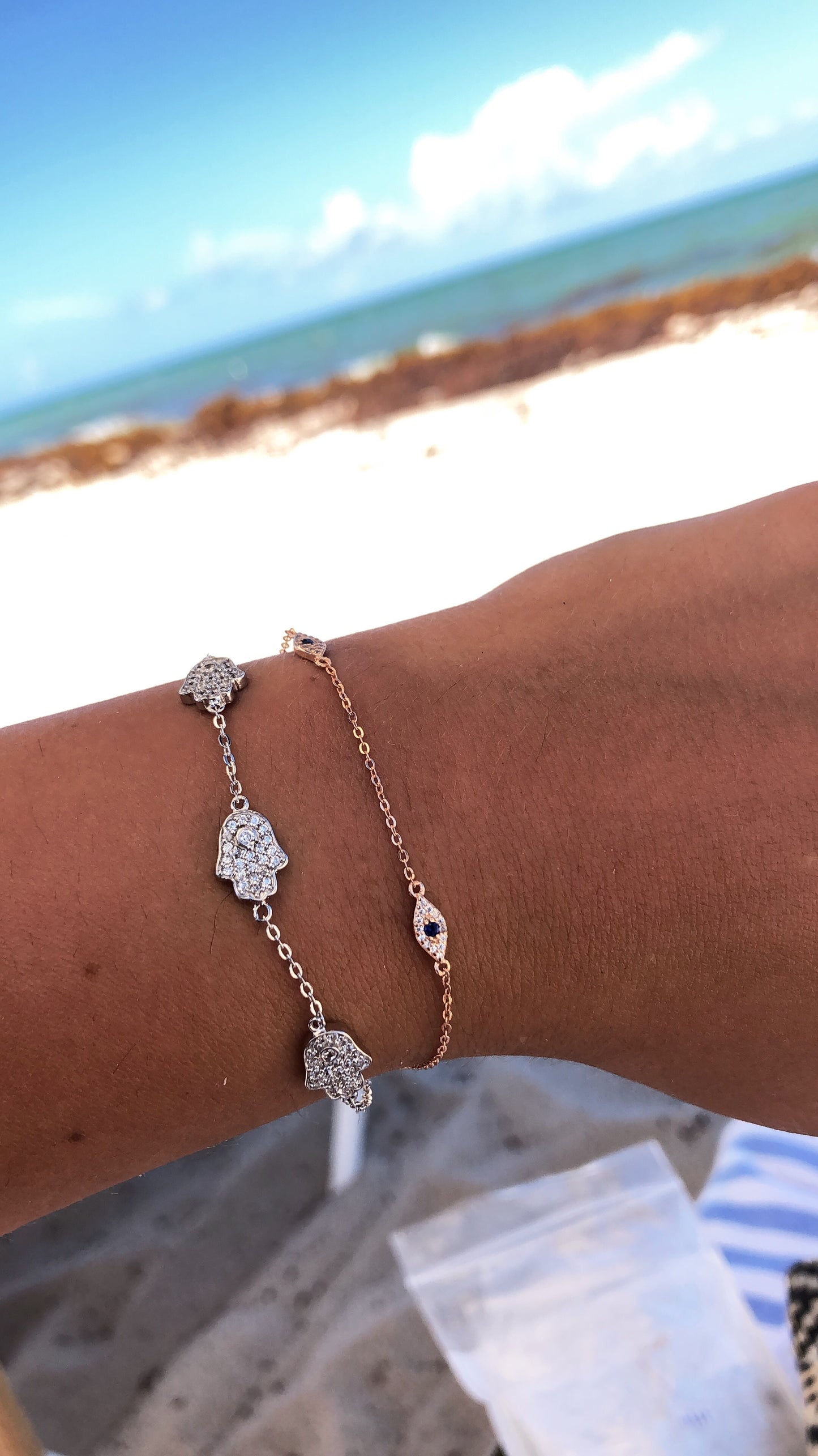 Sienna Evil Eye Bracelet - Retail Therapy Jewelry