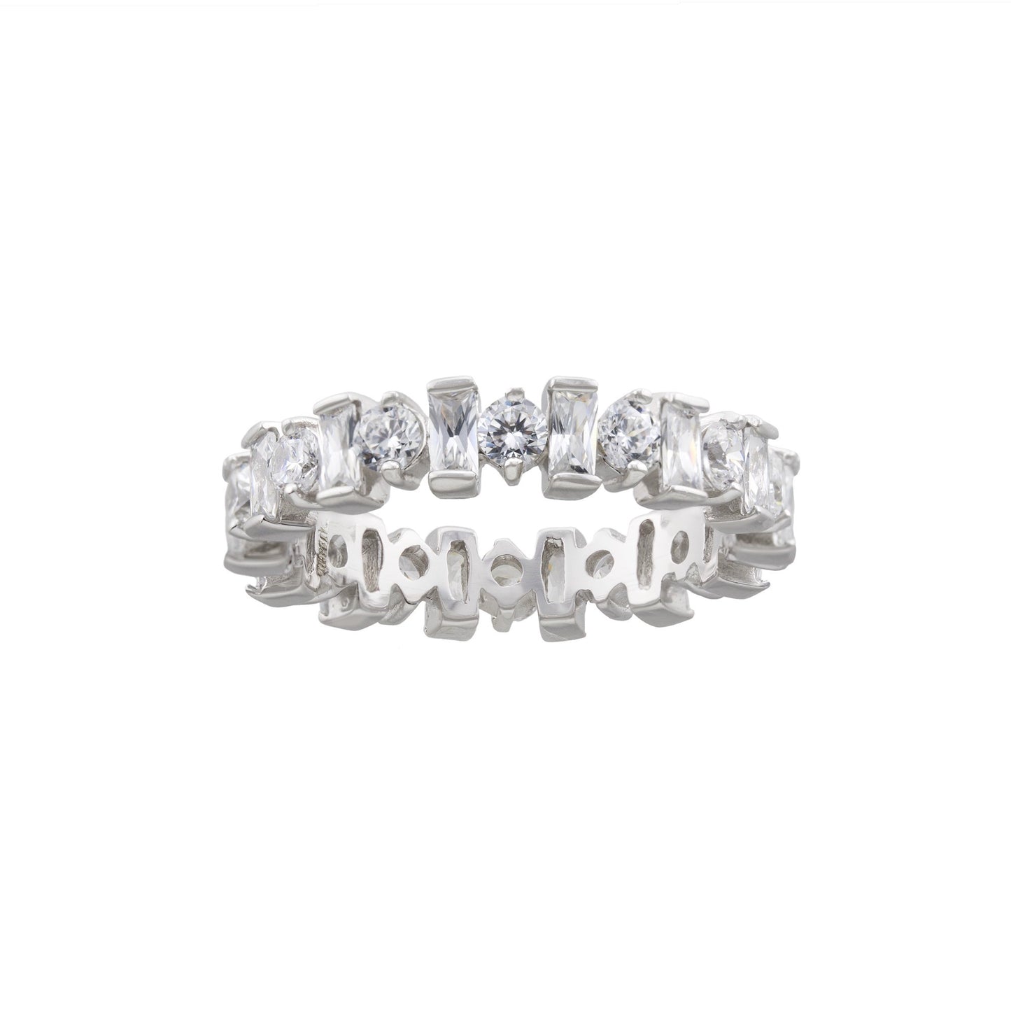 Asymmetric Eternity Band - Retail Therapy Jewelry