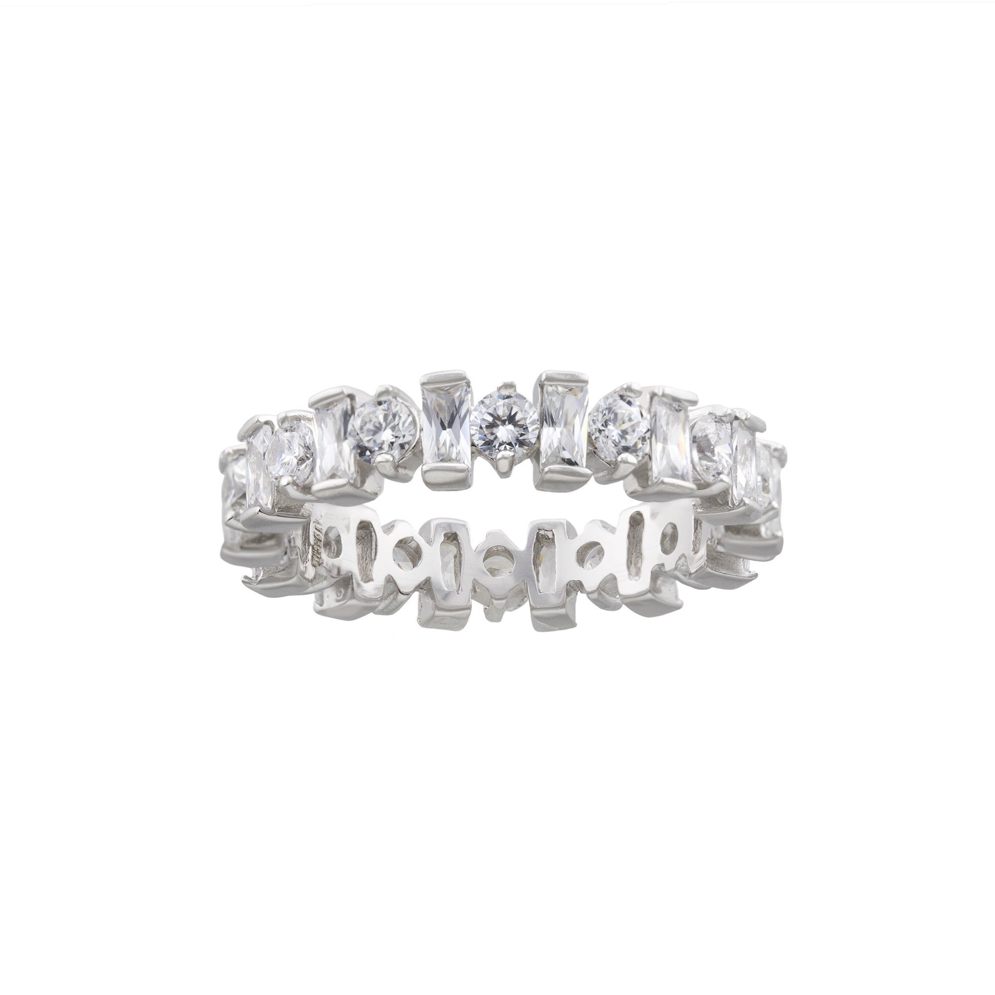 Asymmetric Eternity Band - Retail Therapy Jewelry