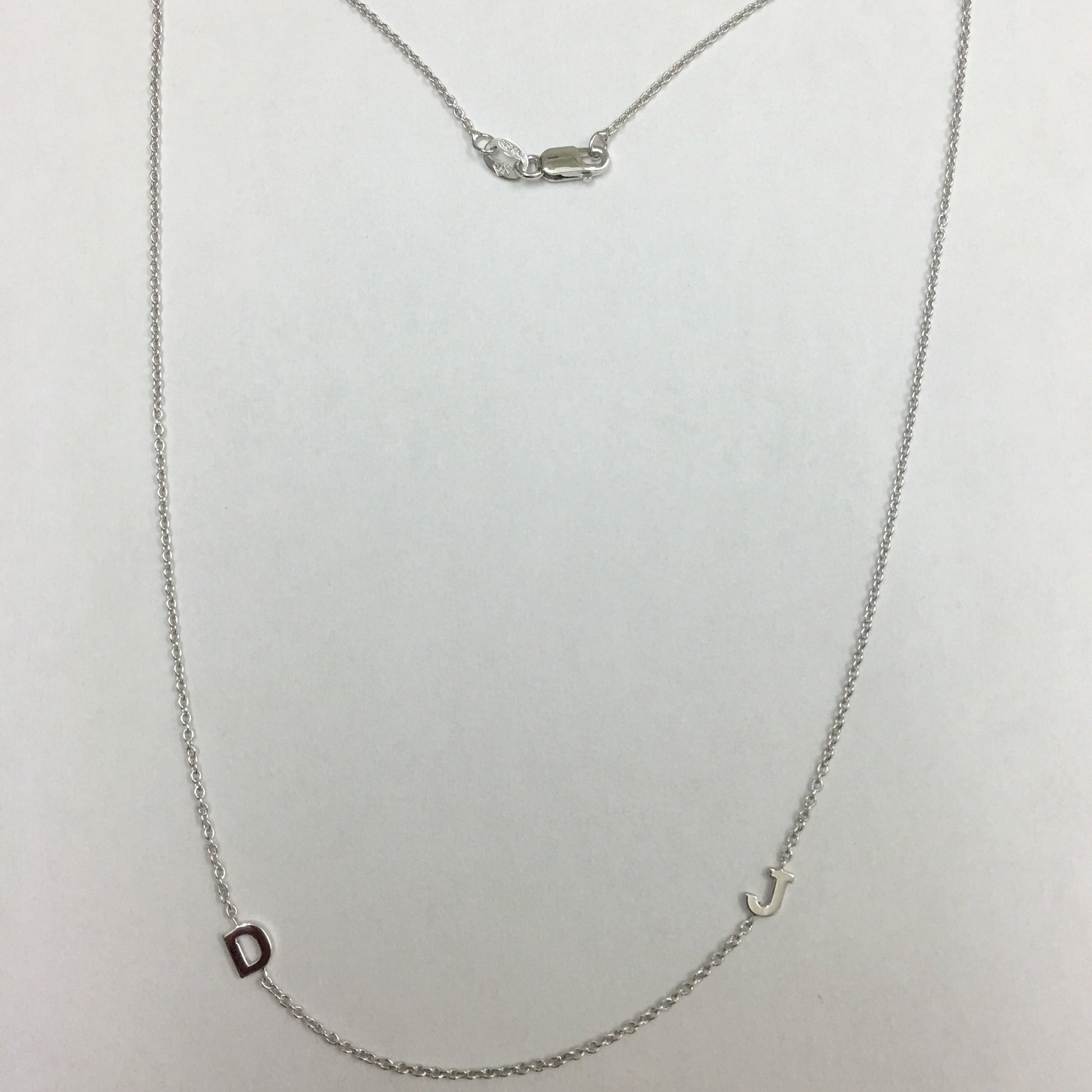 14K Floating Initial Necklace - Retail Therapy Jewelry