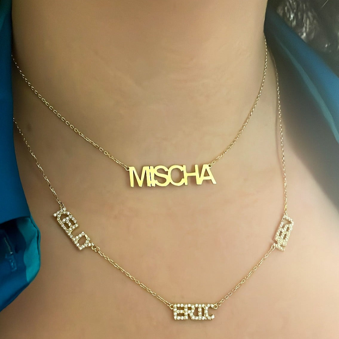 Kelly CZ Mommy Necklace