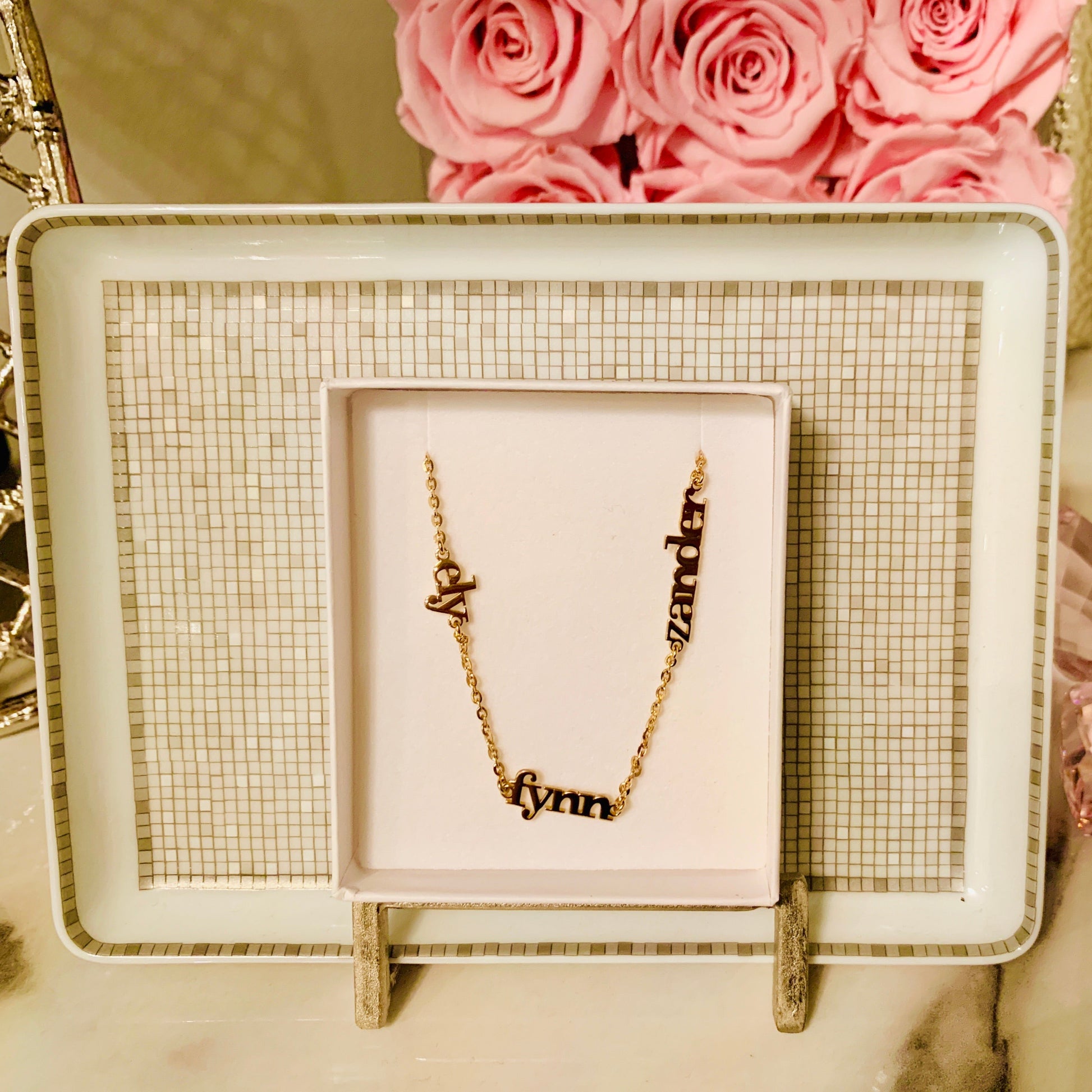 Lowercase Mommy Necklace - Retail Therapy Jewelry