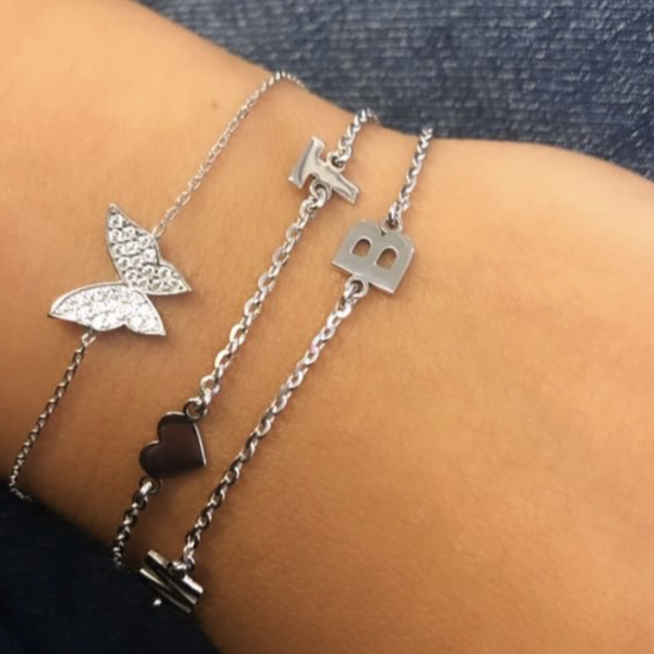 CZ Butterfly Bracelet - Retail Therapy Jewelry