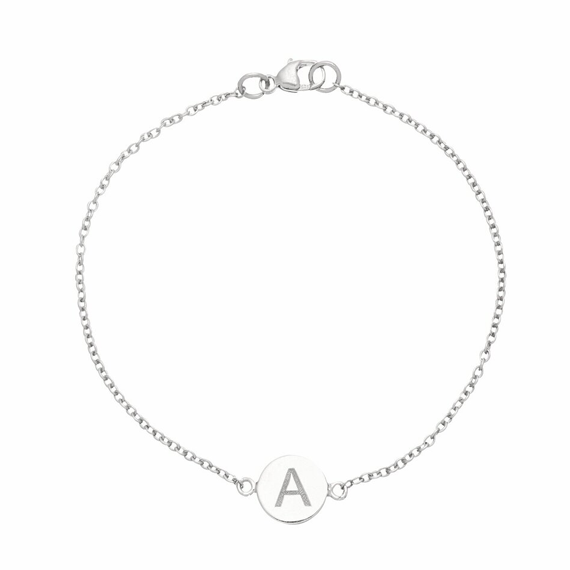 Customized Circle Disc Bracelet - Retail Therapy Jewelry