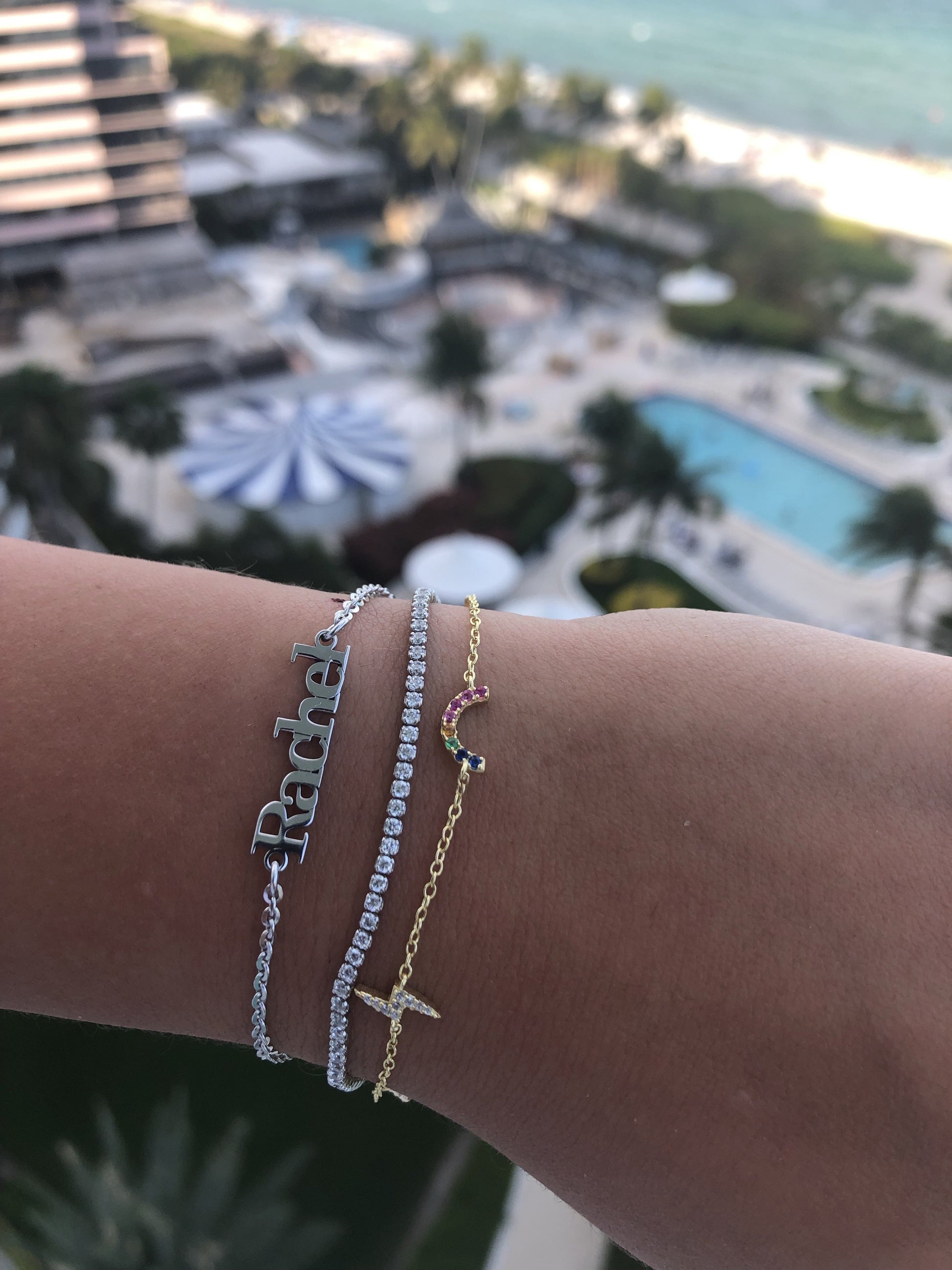 Rachel Personalized Name Bracelet - Retail Therapy Jewelry