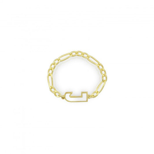 Samantha Enamel Chain Ring