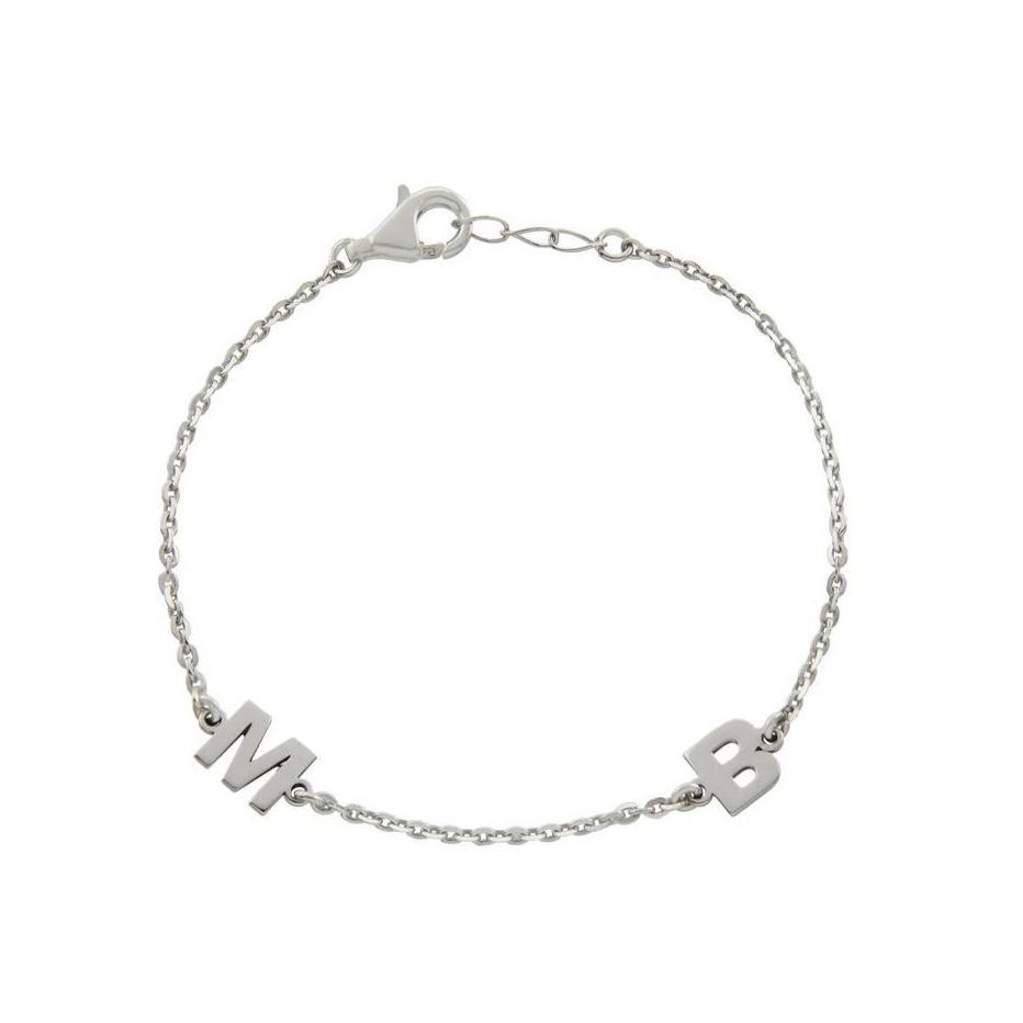 Customized Floating Initial Bracelet - Retail Therapy Jewelry