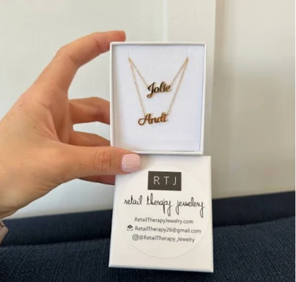 14K Jolie Script Name Necklace