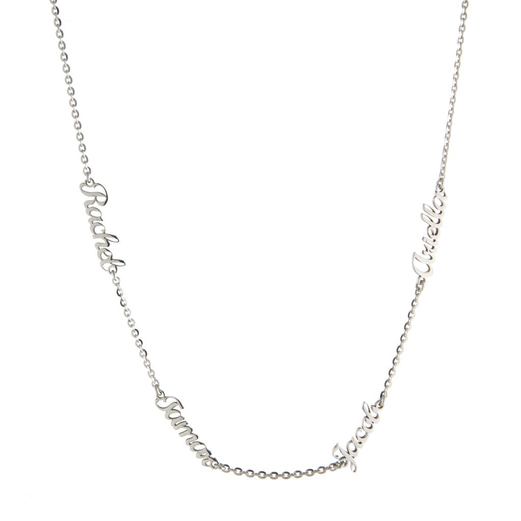 Script Mommy Necklace- Sterling Silver
