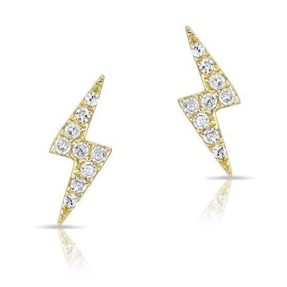 Lucy Lightening Bolt Studs - Retail Therapy Jewelry