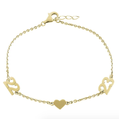 Number & Heart Customized Bracelet - Retail Therapy Jewelry