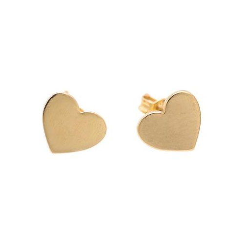 Customized Engraved Initial Heart Earrings - Retail Therapy Jewelry