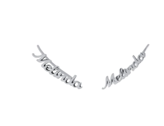 Customized Name Ear Climbers - Retail Therapy Jewelry