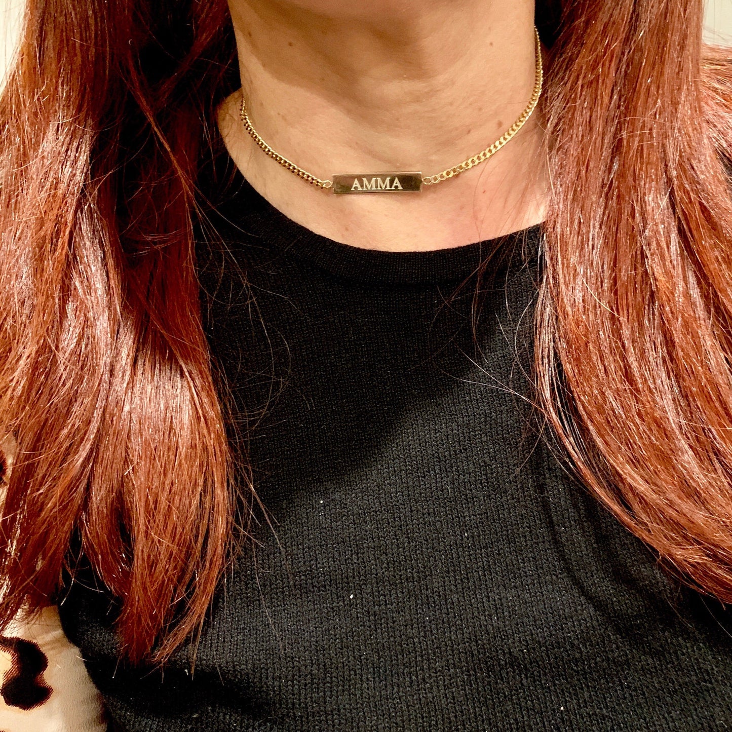 Engravable Bar Choker - Retail Therapy Jewelry