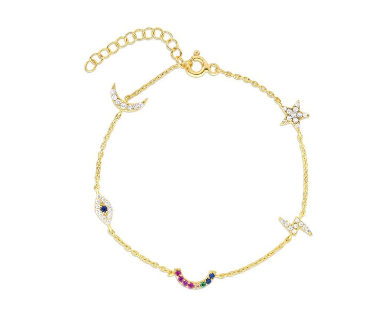Kelly Charm Bracelet - Retail Therapy Jewelry