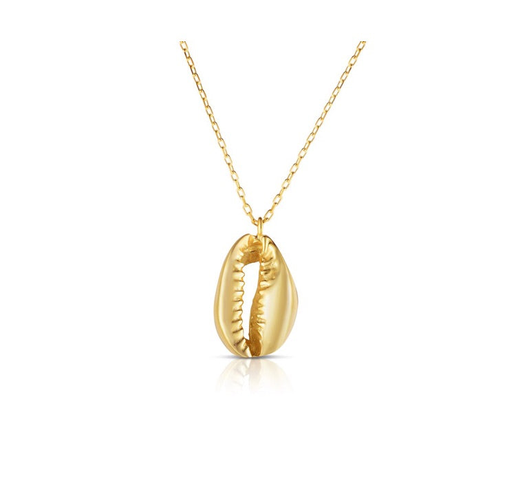 Gold Shell Necklace - Retail Therapy Jewelry