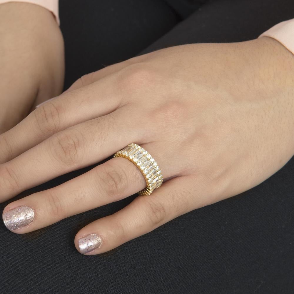 Emerald Cut Eternity Band - Retail Therapy Jewelry