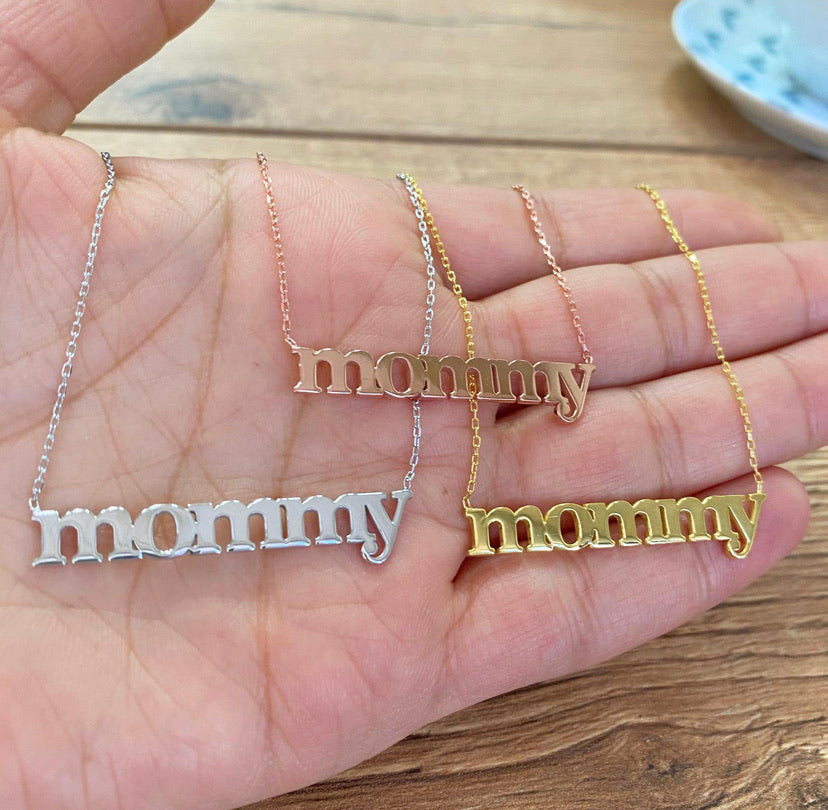 “mommy” Necklace - Retail Therapy Jewelry