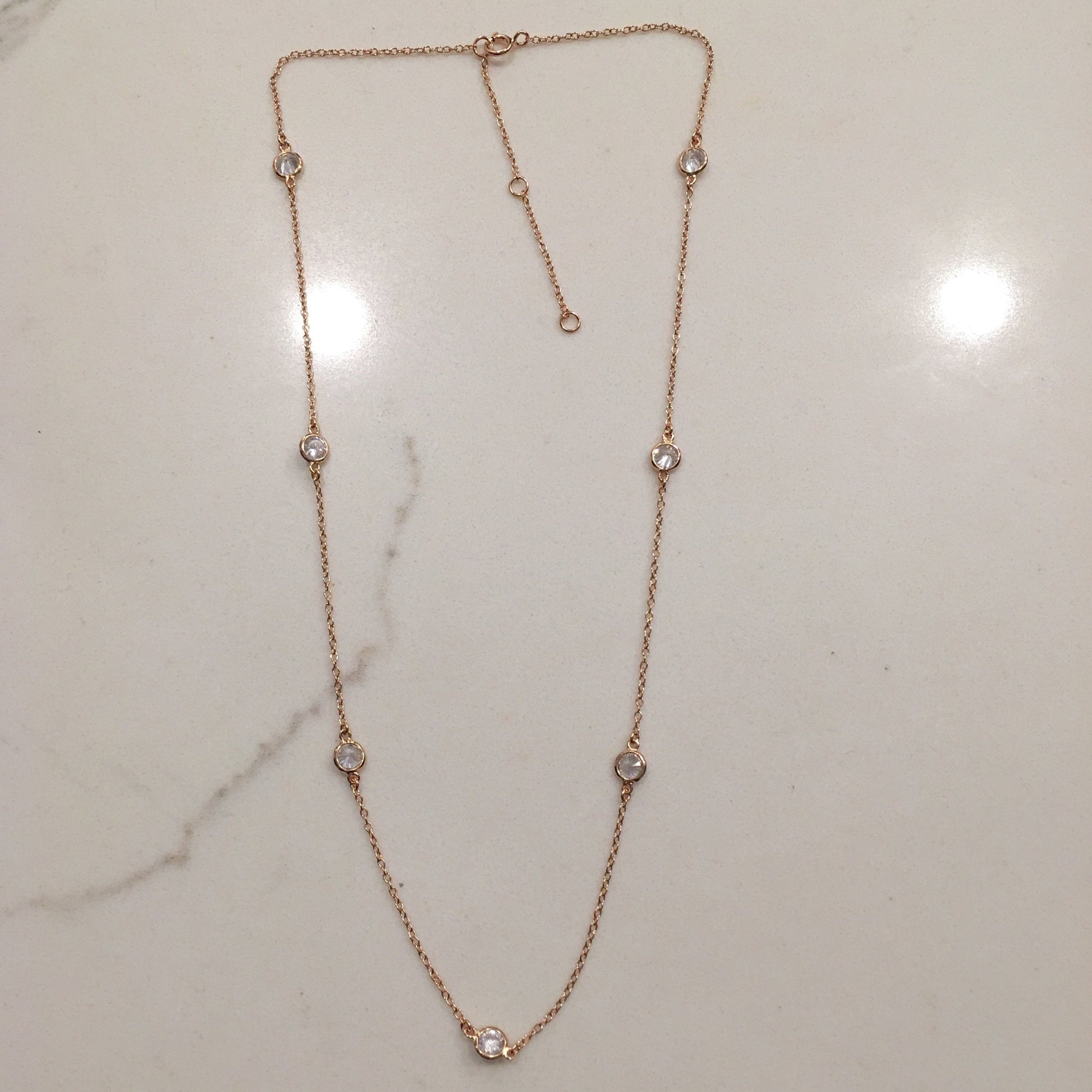 Diamond By the Yard Necklace - Retail Therapy Jewelry