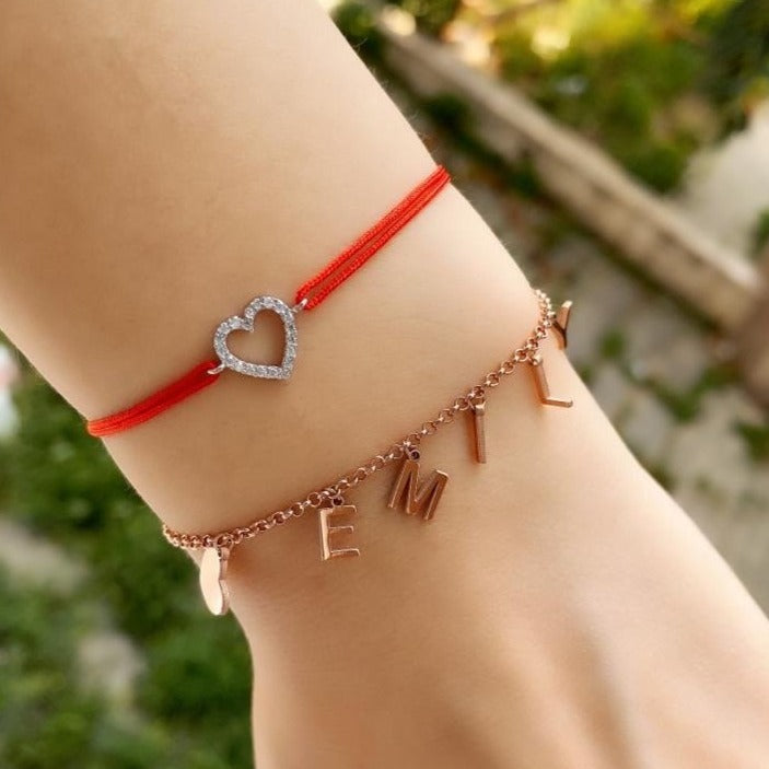 Hanging Customized Bracelet - Retail Therapy Jewelry