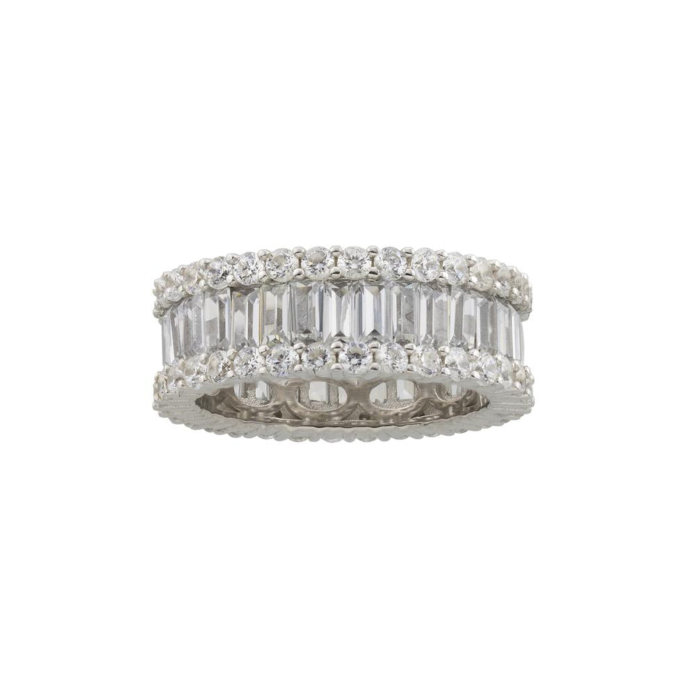 Emerald Cut Eternity Band - Retail Therapy Jewelry